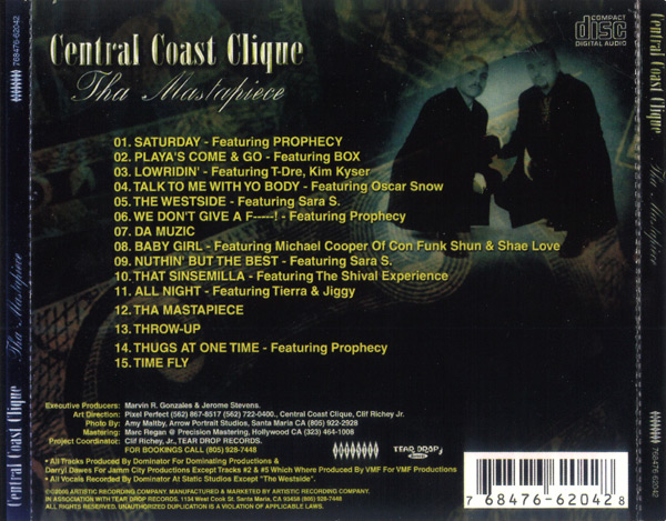 Central Coast Clique - Tha Mastapiece Chicano Rap